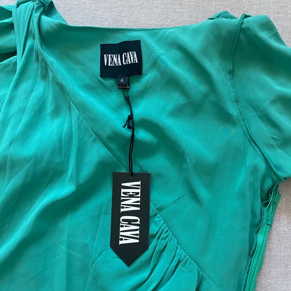 Vena Cava NWT green silk dress. - Picture 9 of 11